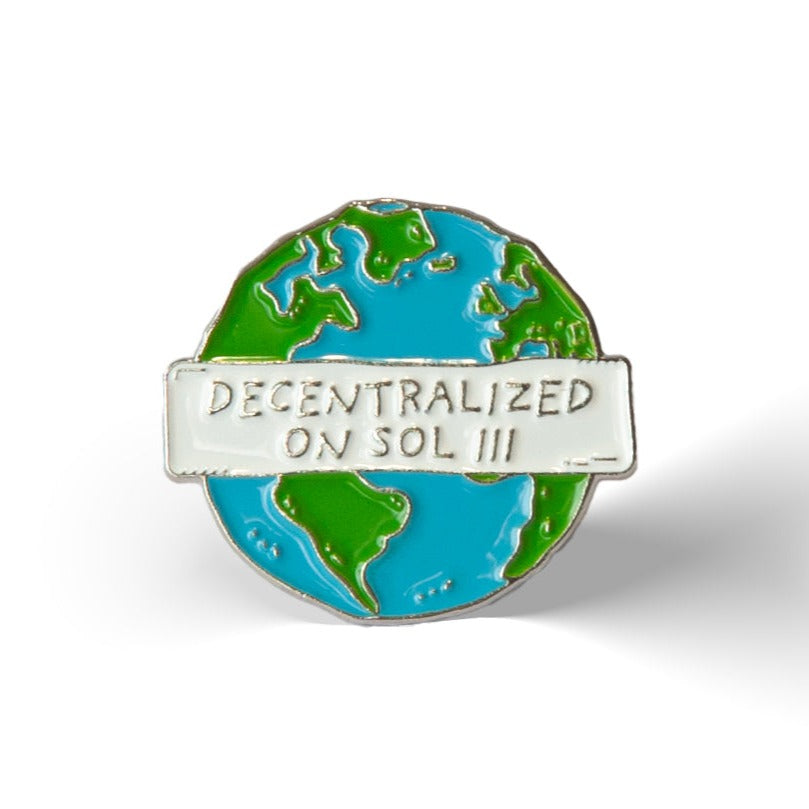 Decentralized on SOL III & ETH The World 2-Pack Pins