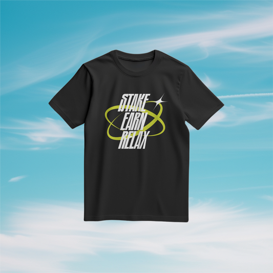 Stake.Earn.Relax Tee